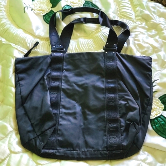 Lauren by Ralph Lauren Tote School Computer Black Shoulder Bag - Picture 2 of 7